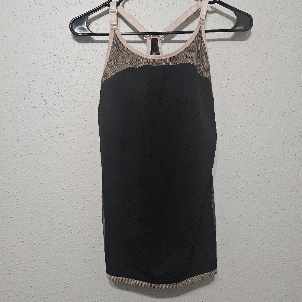 Simply Vera Vera Wang Bralette XL Black Mesh Racerback Stretch Lounge bra